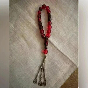 🔥2/40$🔥Meditation beads  with silver decorations